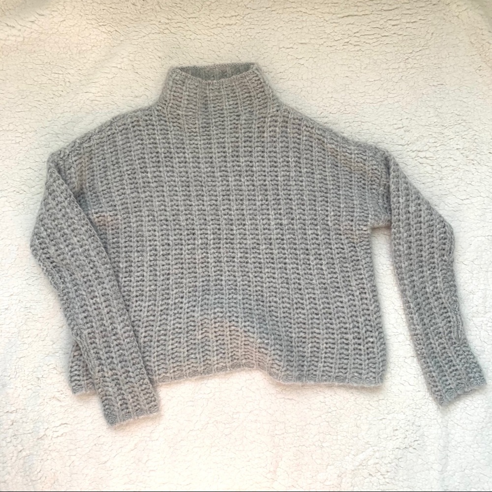 grey sweater